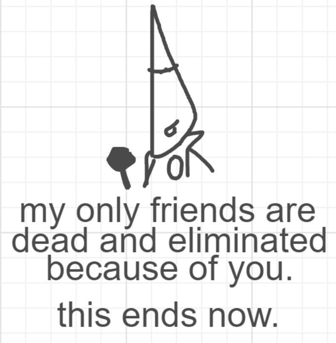 A panel from What's The Point, episode five of the Board Boards object show by Furretwalk/WalkingFurret.